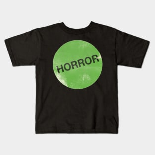 Horror VHS Sticker Kids T-Shirt